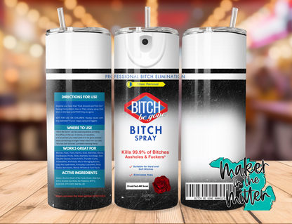 B* Be Gone Tumbler 25oz Duo Lid Straight Tumbler